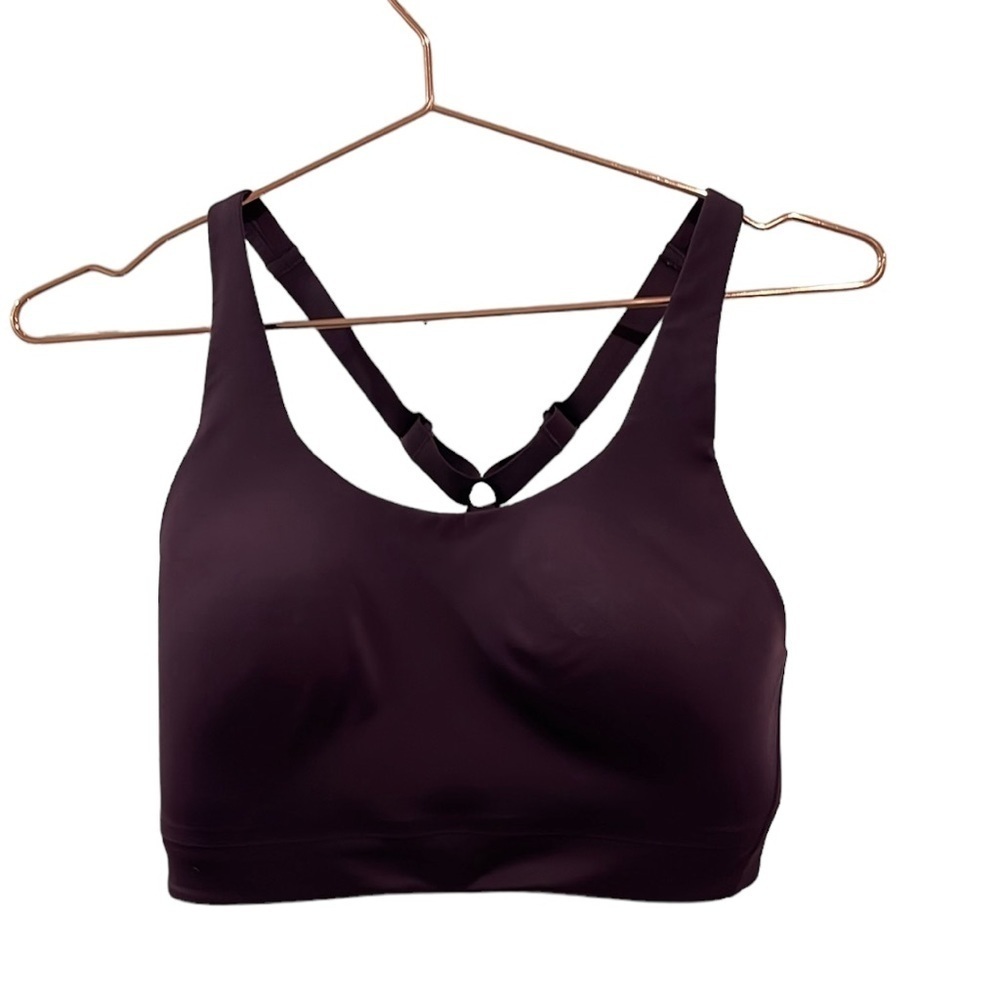 Athleta Advance Sprint Bra size 32DD Purple Adjustable